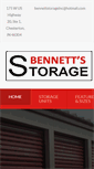 Mobile Screenshot of bennettsstorage.com